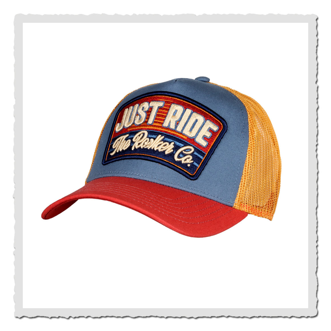 Just Ride Trukker Cap blue-red